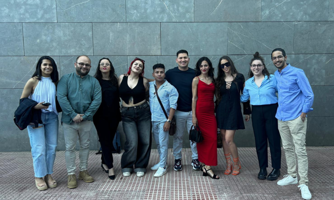 Parte del equipo de Grupo Móvil ha disfrutado de un día muy especial en Madrid, tras alcanzar un objetivo Vodafone