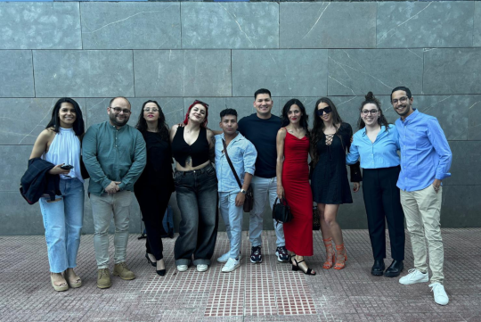 Parte del equipo de Grupo Móvil ha disfrutado de un día muy especial en Madrid, tras alcanzar un objetivo Vodafone